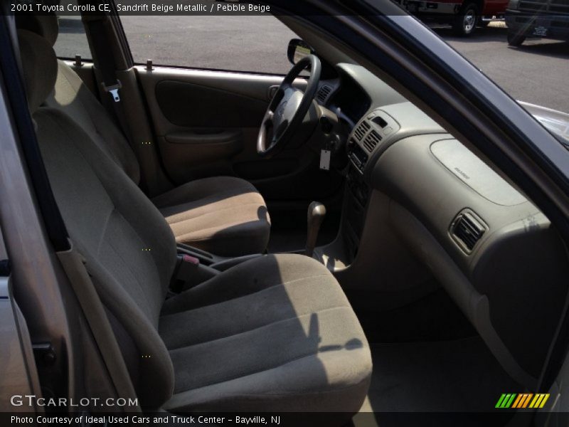 Sandrift Beige Metallic / Pebble Beige 2001 Toyota Corolla CE