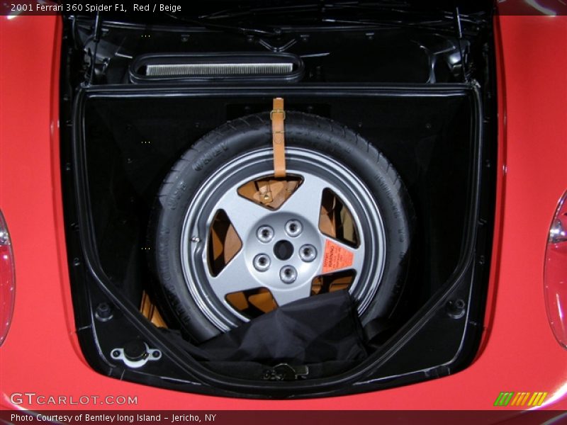 Red / Beige 2001 Ferrari 360 Spider F1