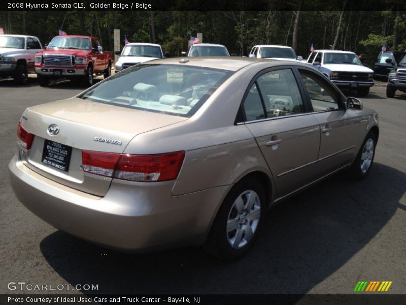 Golden Beige / Beige 2008 Hyundai Sonata GLS