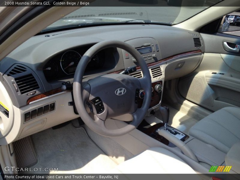 Golden Beige / Beige 2008 Hyundai Sonata GLS