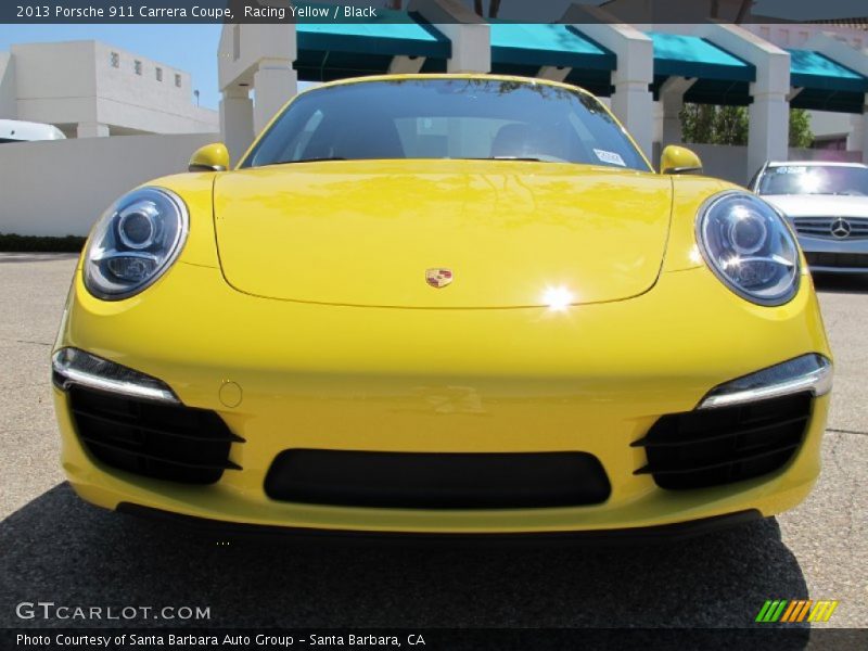 Racing Yellow / Black 2013 Porsche 911 Carrera Coupe