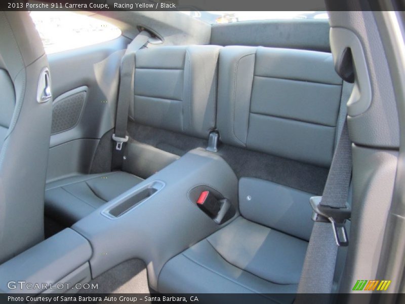 Rear Seat of 2013 911 Carrera Coupe