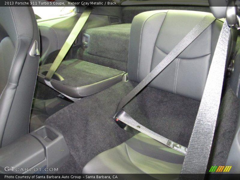 Rear Seat of 2013 911 Turbo S Coupe