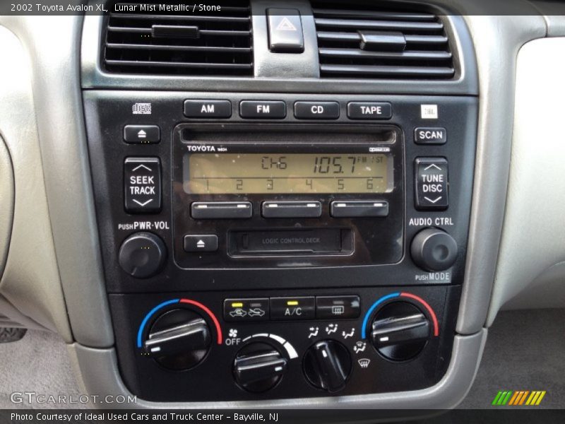 Controls of 2002 Avalon XL