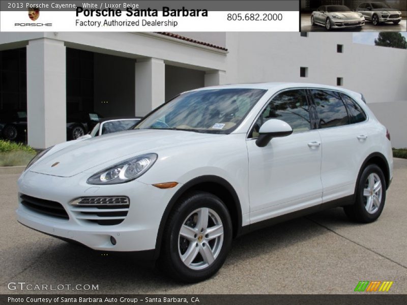 White / Luxor Beige 2013 Porsche Cayenne