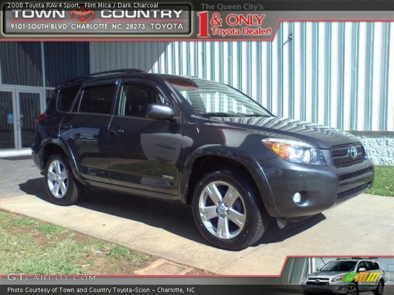 Flint Mica / Dark Charcoal 2008 Toyota RAV4 Sport