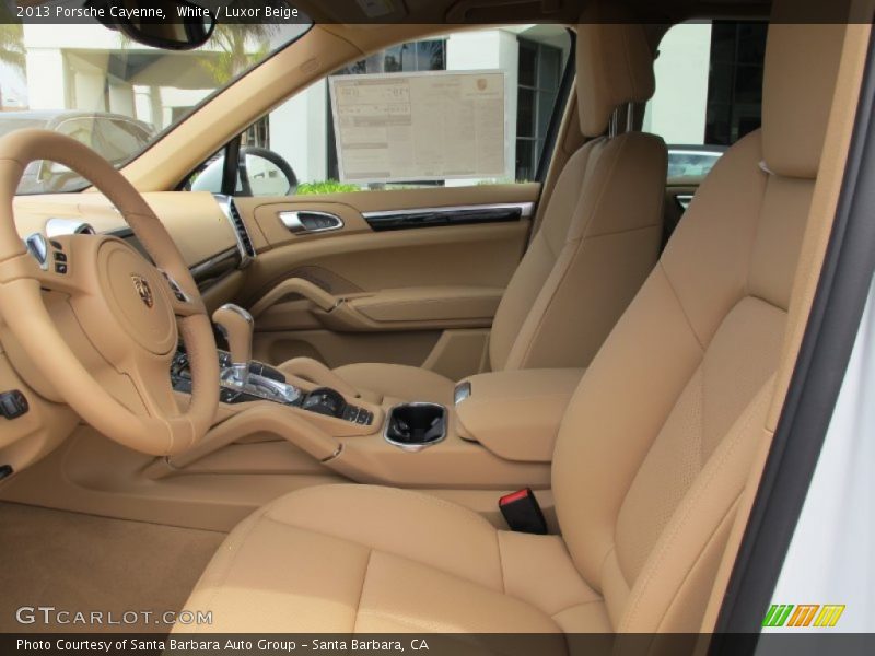  2013 Cayenne  Luxor Beige Interior