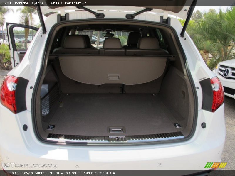 White / Umber Brown 2013 Porsche Cayenne S