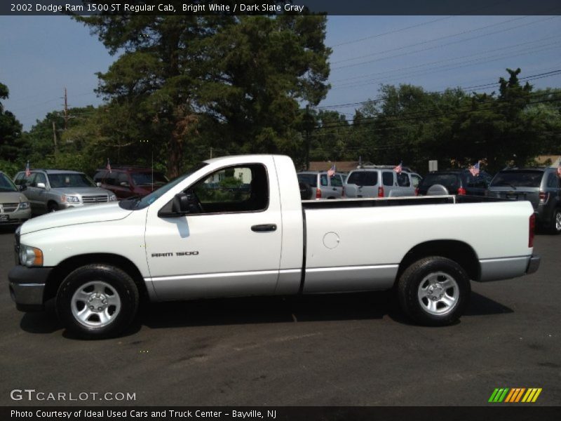 Bright White / Dark Slate Gray 2002 Dodge Ram 1500 ST Regular Cab
