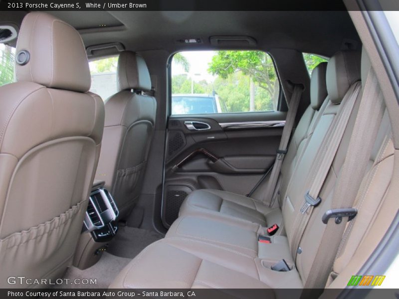  2013 Cayenne S Umber Brown Interior