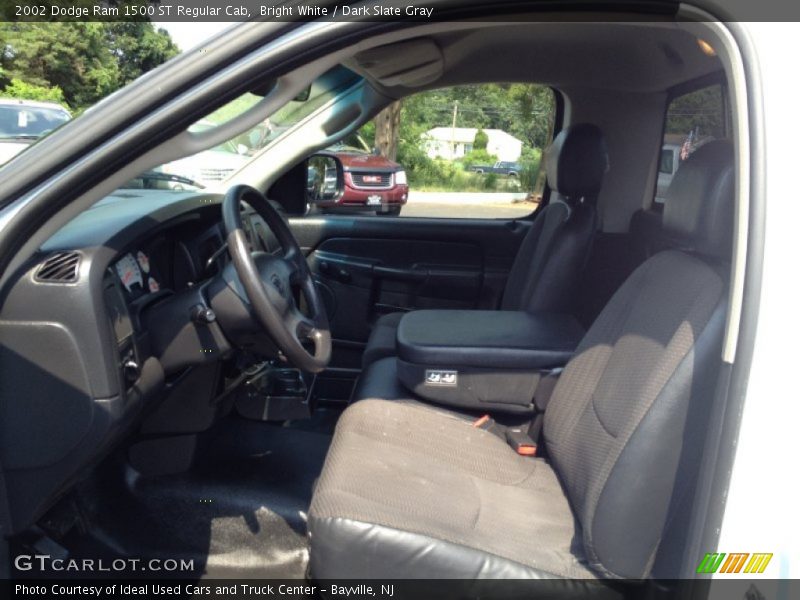 Bright White / Dark Slate Gray 2002 Dodge Ram 1500 ST Regular Cab