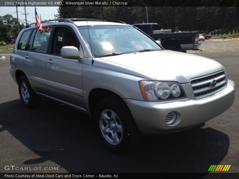 Millennium Silver Metallic / Charcoal 2001 Toyota Highlander V6 4WD