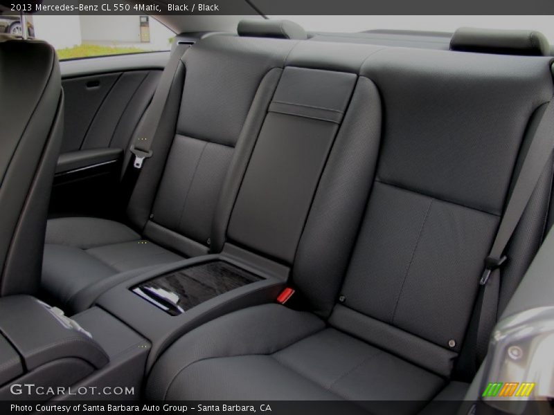 Rear Seat of 2013 CL 550 4Matic