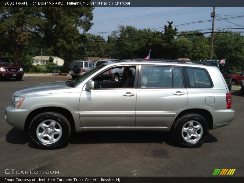 Millennium Silver Metallic / Charcoal 2001 Toyota Highlander V6 4WD