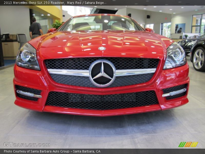 Mars Red / Sahara Beige 2013 Mercedes-Benz SLK 250 Roadster