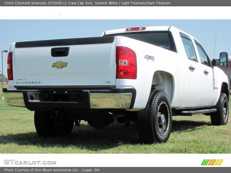 Summit White / Light Titanium/Dark Titanium 2009 Chevrolet Silverado 2500HD LS Crew Cab 4x4