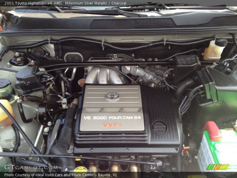 Millennium Silver Metallic / Charcoal 2001 Toyota Highlander V6 4WD