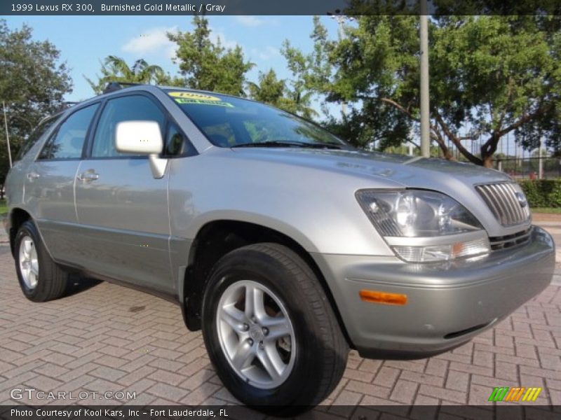 Burnished Gold Metallic / Gray 1999 Lexus RX 300