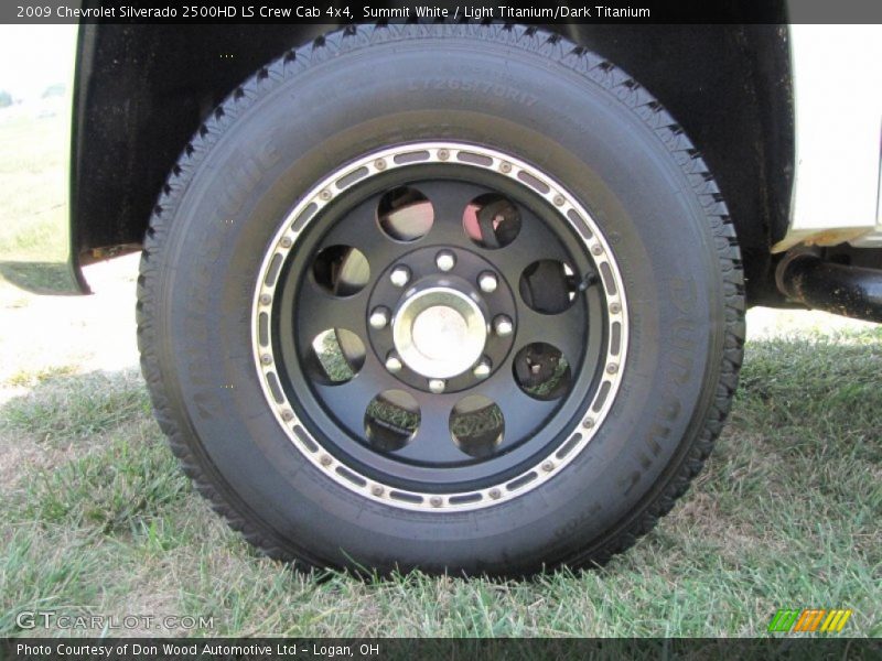 Summit White / Light Titanium/Dark Titanium 2009 Chevrolet Silverado 2500HD LS Crew Cab 4x4