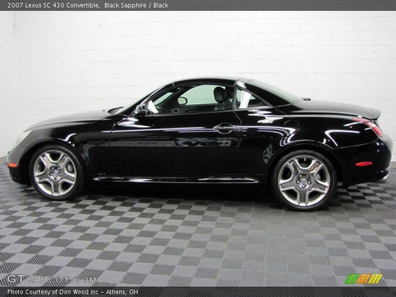 Black Sapphire / Black 2007 Lexus SC 430 Convertible
