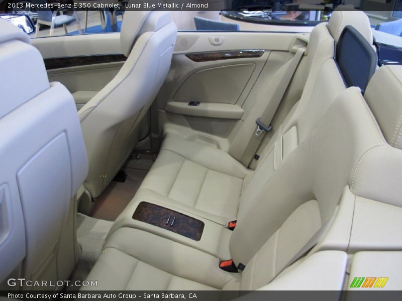 Rear Seat of 2013 E 350 Cabriolet