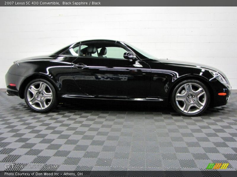Black Sapphire / Black 2007 Lexus SC 430 Convertible