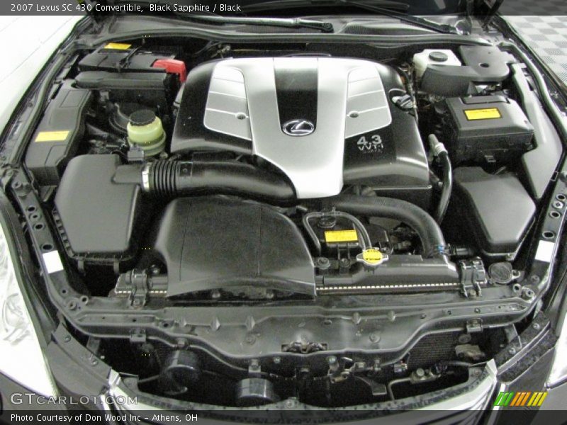 Black Sapphire / Black 2007 Lexus SC 430 Convertible