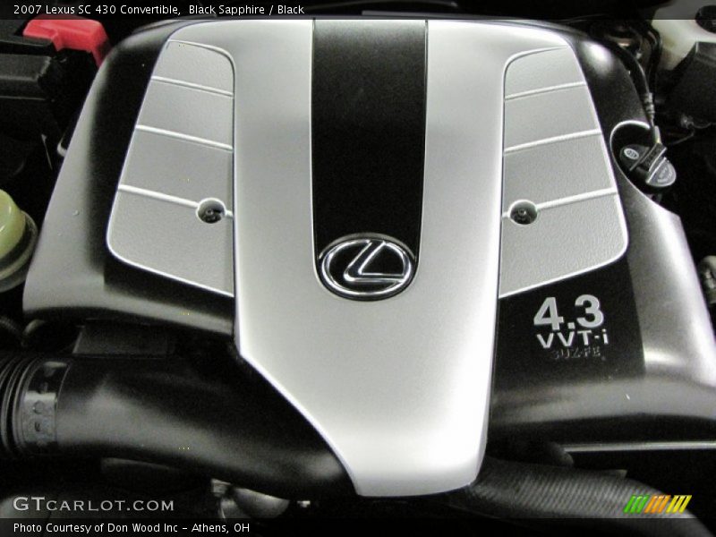 Black Sapphire / Black 2007 Lexus SC 430 Convertible