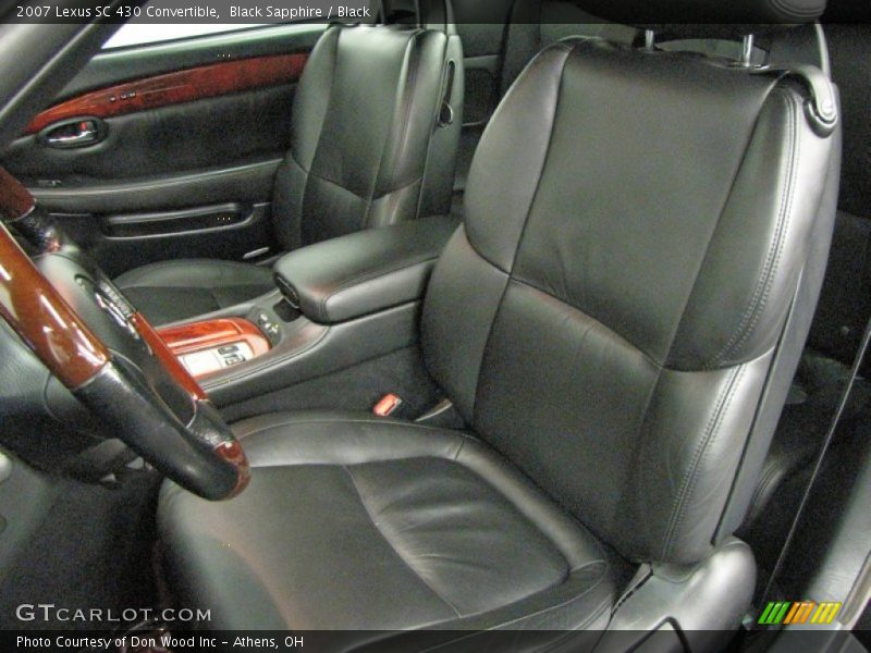 Black Sapphire / Black 2007 Lexus SC 430 Convertible