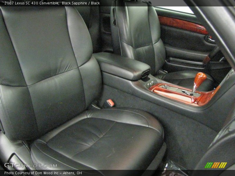 Black Sapphire / Black 2007 Lexus SC 430 Convertible