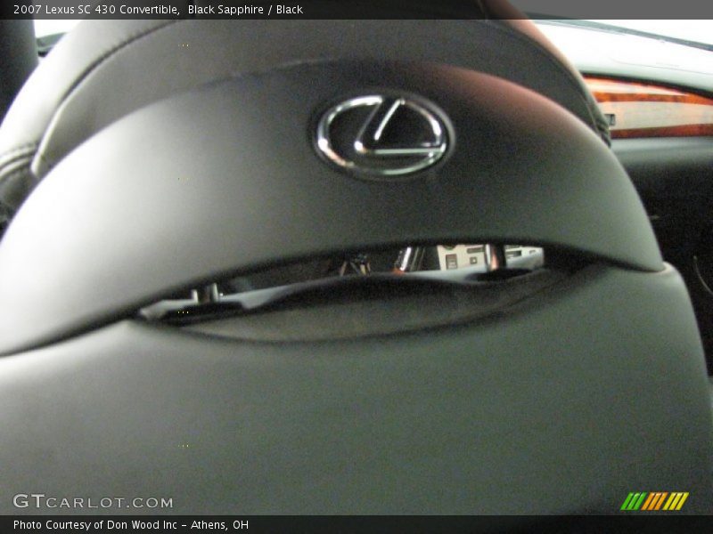 Black Sapphire / Black 2007 Lexus SC 430 Convertible