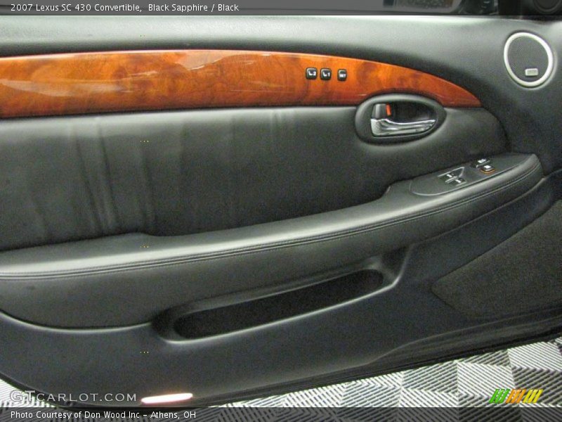 Black Sapphire / Black 2007 Lexus SC 430 Convertible