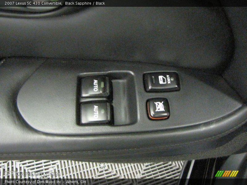 Black Sapphire / Black 2007 Lexus SC 430 Convertible