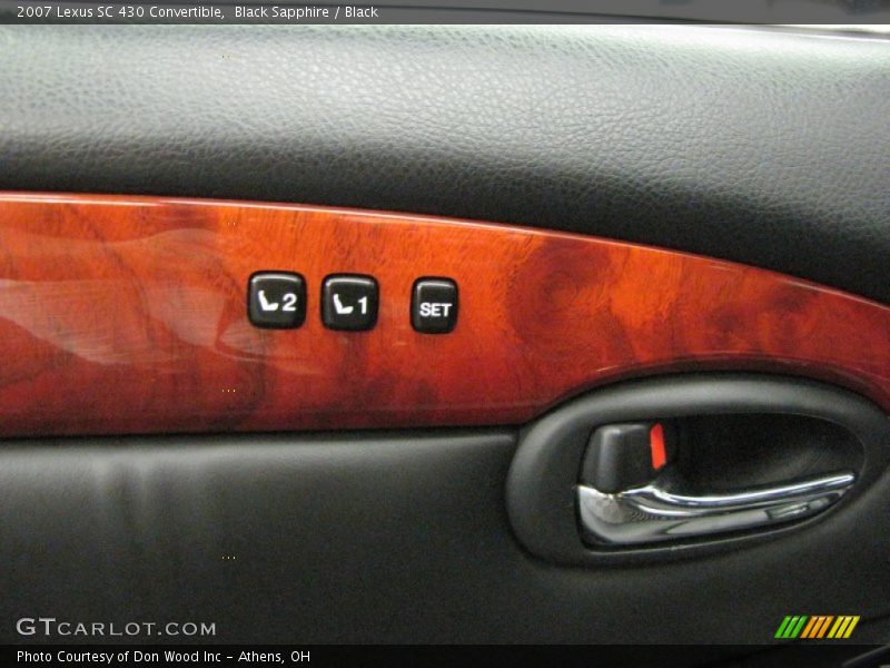 Black Sapphire / Black 2007 Lexus SC 430 Convertible