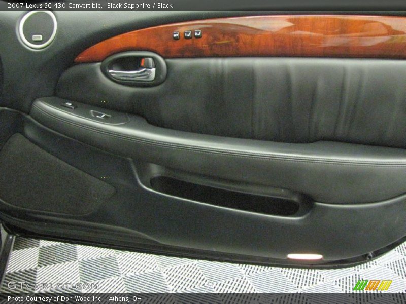 Black Sapphire / Black 2007 Lexus SC 430 Convertible