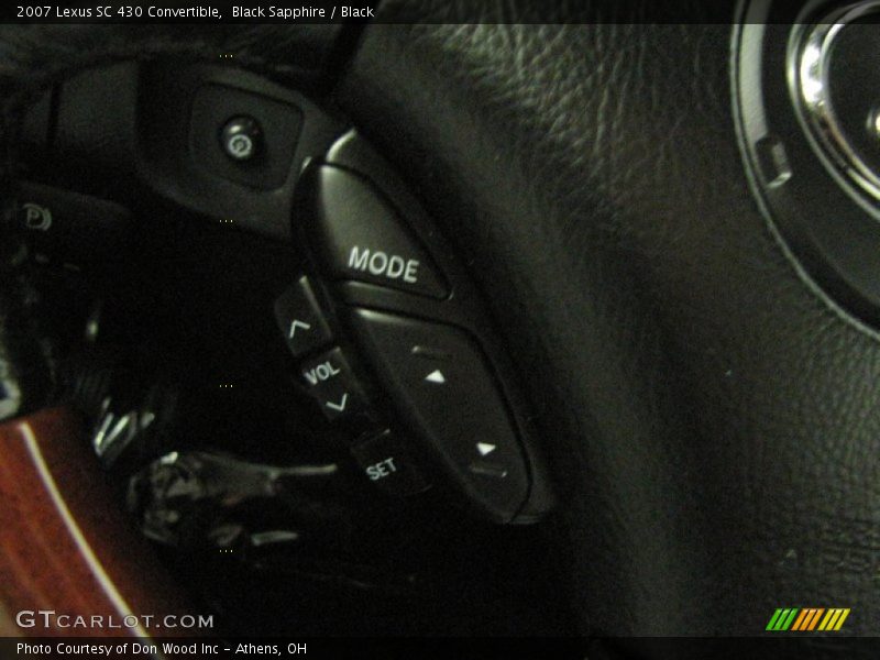 Black Sapphire / Black 2007 Lexus SC 430 Convertible