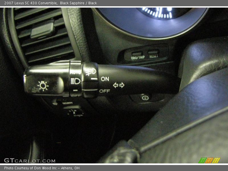 Black Sapphire / Black 2007 Lexus SC 430 Convertible