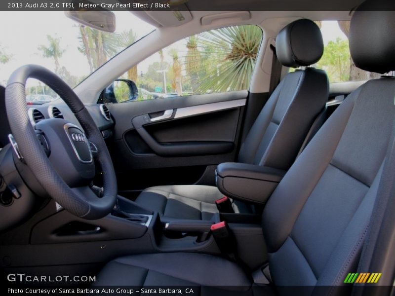 Meteor Gray Pearl Effect / Black 2013 Audi A3 2.0 TFSI