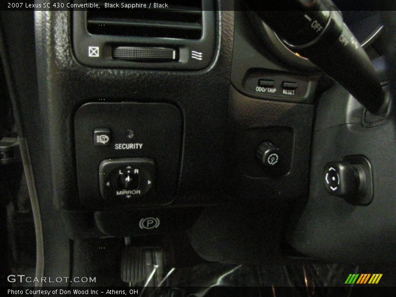 Black Sapphire / Black 2007 Lexus SC 430 Convertible