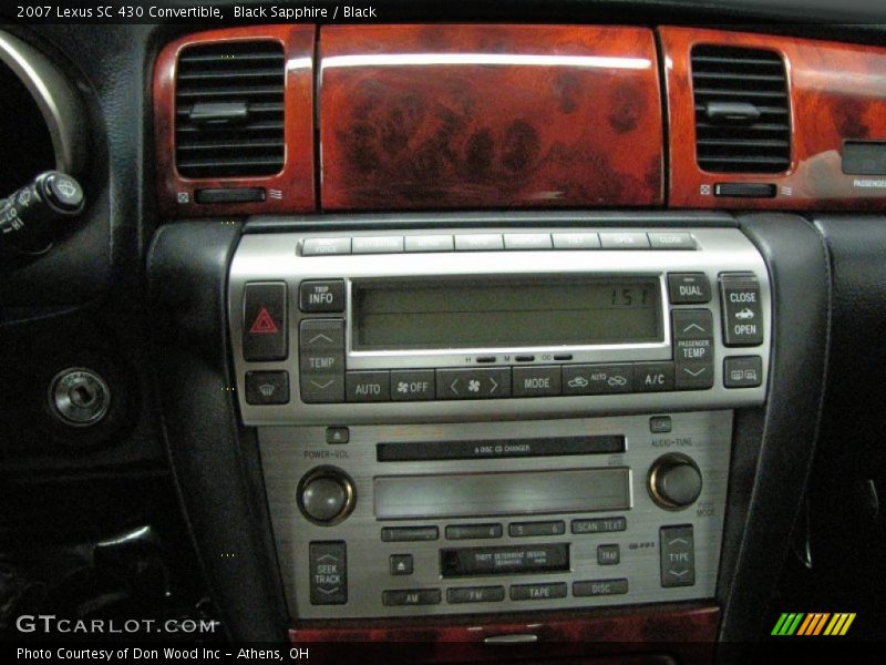 Black Sapphire / Black 2007 Lexus SC 430 Convertible