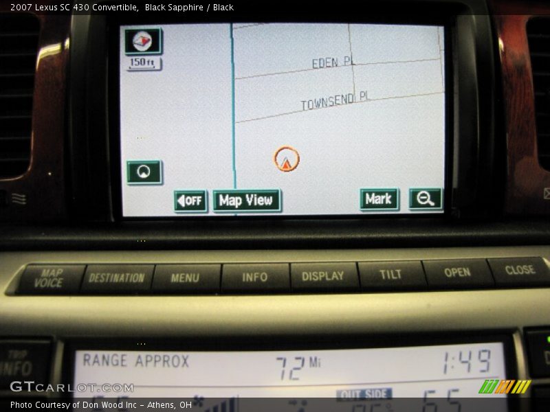 Black Sapphire / Black 2007 Lexus SC 430 Convertible