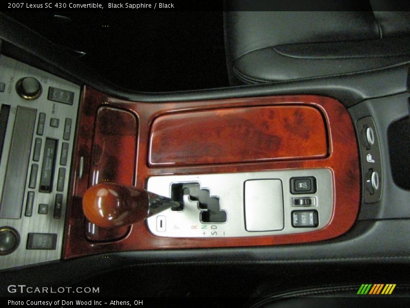 Black Sapphire / Black 2007 Lexus SC 430 Convertible