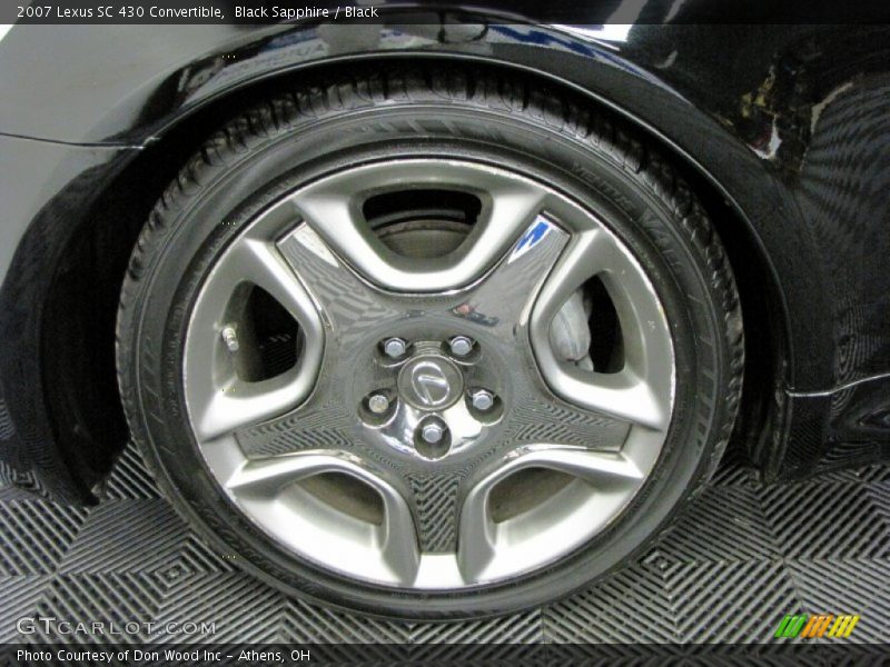 Black Sapphire / Black 2007 Lexus SC 430 Convertible