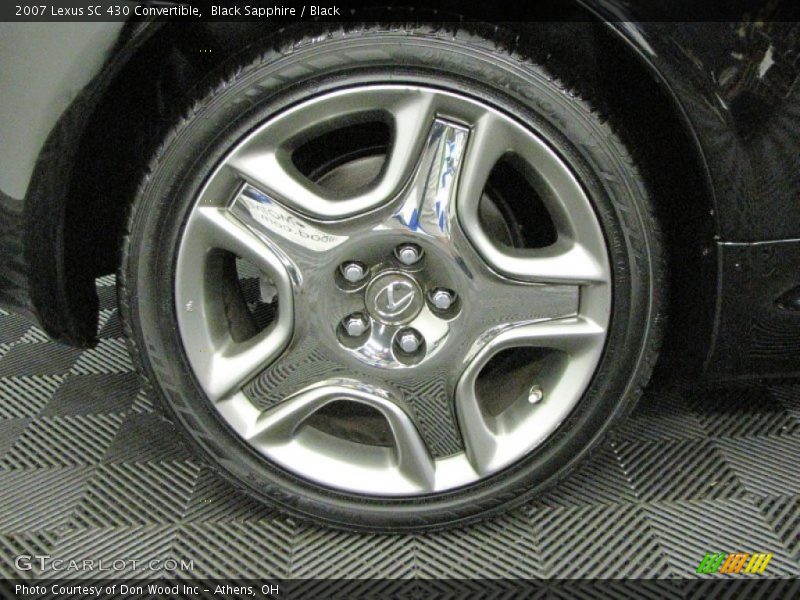Black Sapphire / Black 2007 Lexus SC 430 Convertible