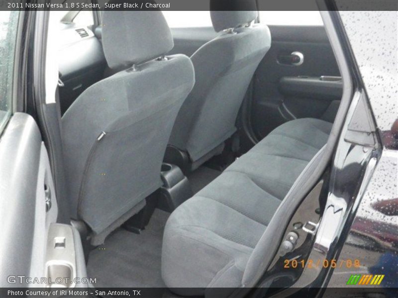Super Black / Charcoal 2011 Nissan Versa 1.8 S Sedan