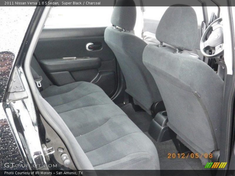 Super Black / Charcoal 2011 Nissan Versa 1.8 S Sedan