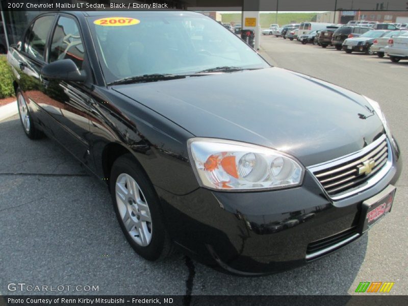 Black / Ebony Black 2007 Chevrolet Malibu LT Sedan