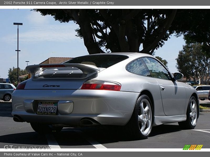 Arctic Silver Metallic / Graphite Grey 2002 Porsche 911 Carrera Coupe