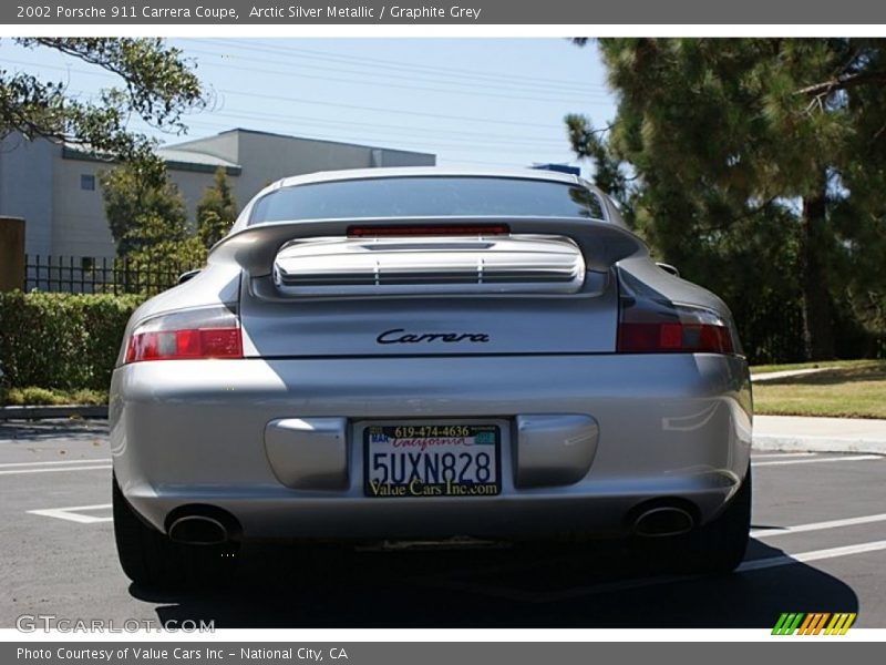 Arctic Silver Metallic / Graphite Grey 2002 Porsche 911 Carrera Coupe