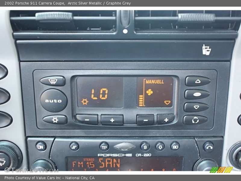 Controls of 2002 911 Carrera Coupe